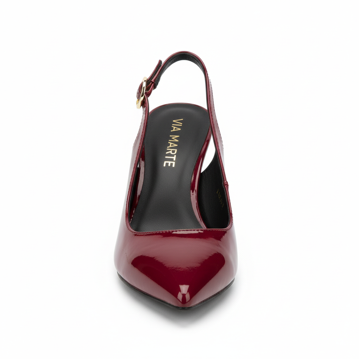 Zapato Via Marte 215012-01 Taco 9.5 Charol