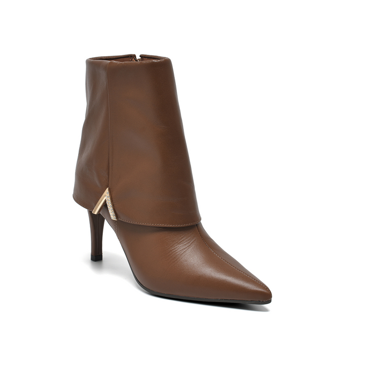 Botin Via Marte 345005-01 Taco 9 Cuero