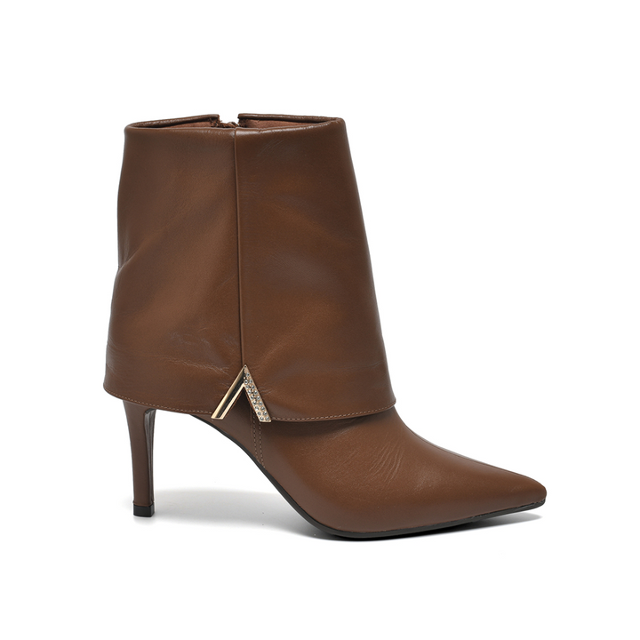 Botin Via Marte 345005-01 Taco 9 Cuero