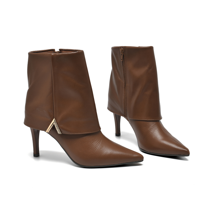Botin Via Marte 345005-01 Taco 9 Cuero