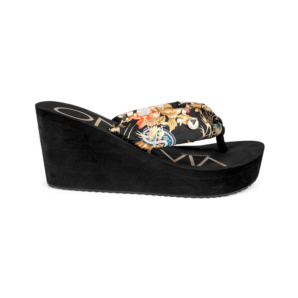 Sandalia Via Uno CY-1161 Negro Taco 8