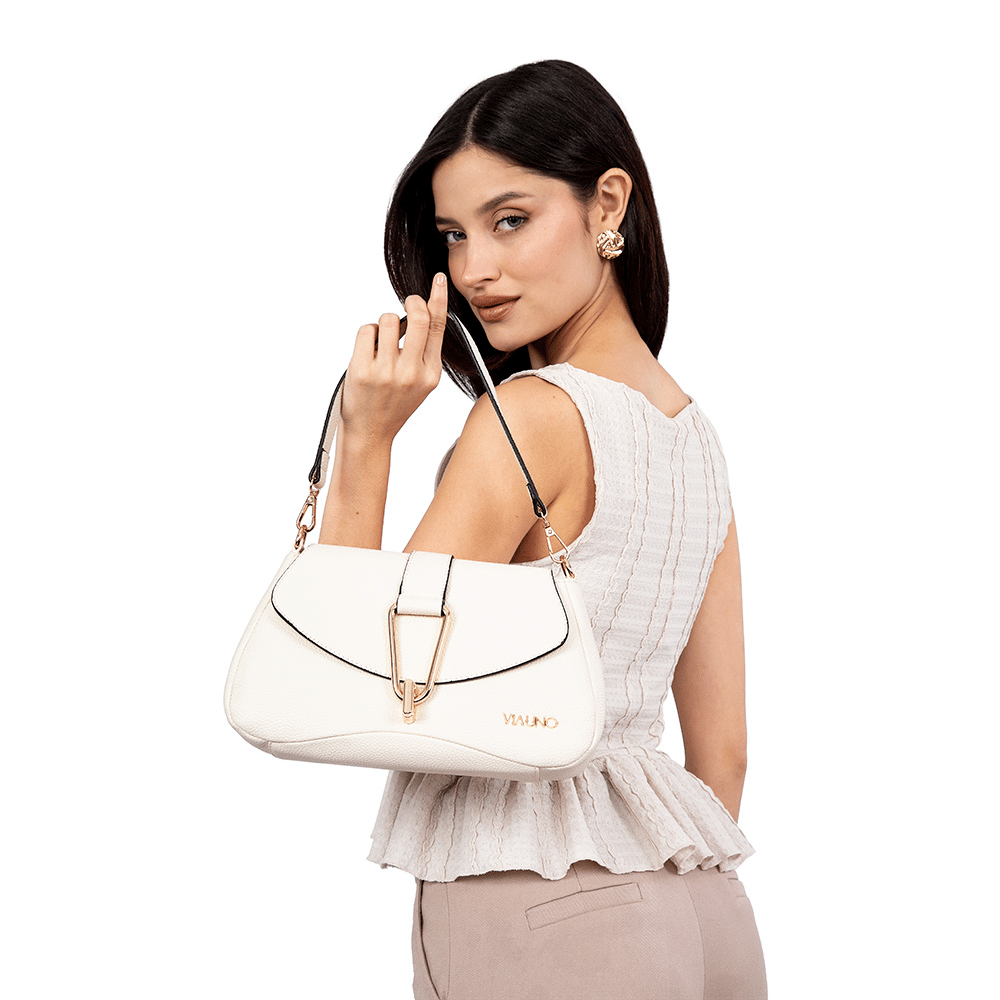 Cartera Via Uno RZ6639-2 Blanco Off