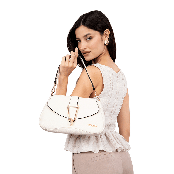 Cartera Via Uno RZ6639-2 Blanco Off