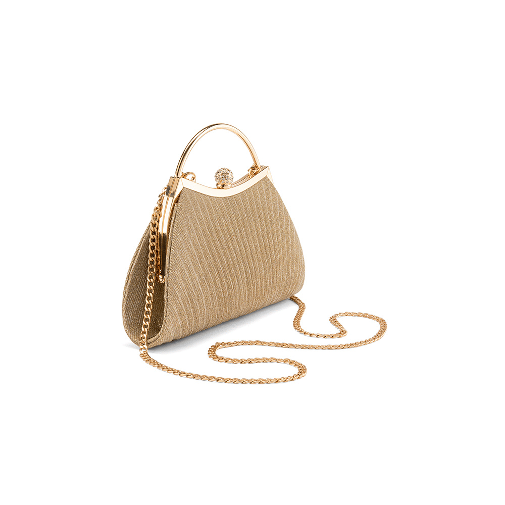 Cartera Via Uno YL-2406 Dorado
