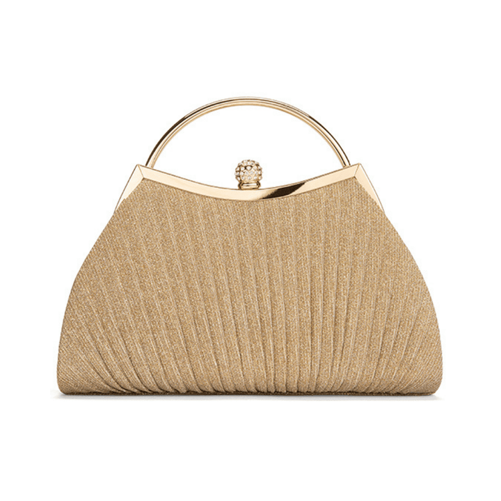 Cartera Via Uno YL-2406 Dorado