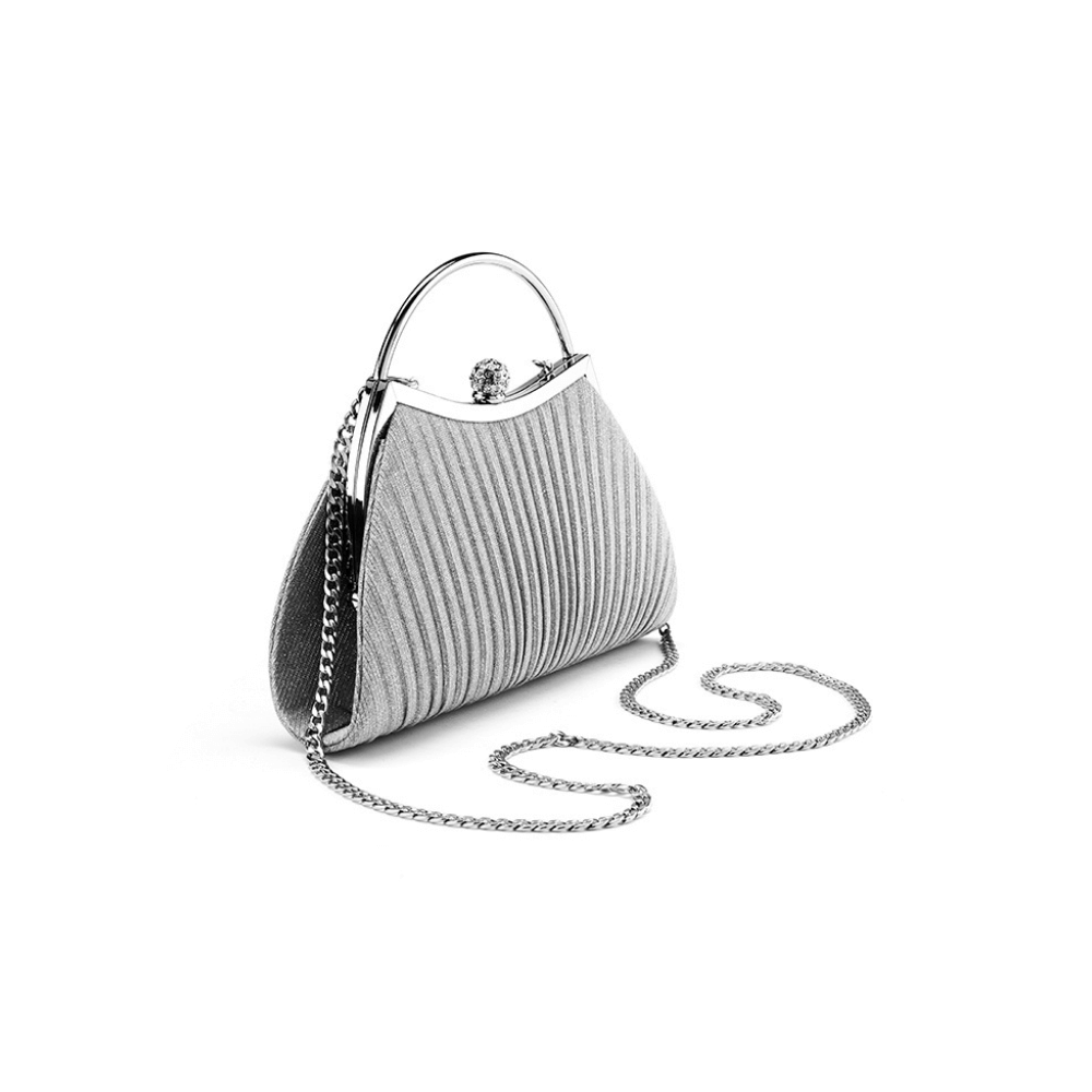 Cartera Via Uno YL-2406 Plata