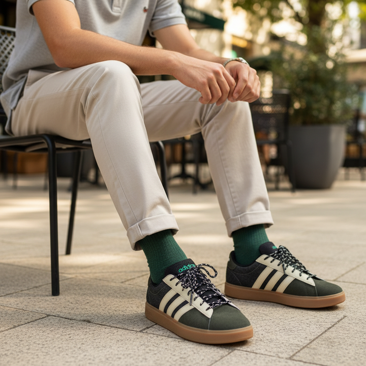 Zapatilla Adidas Grand Court 2.0 Verde - Modelo casual